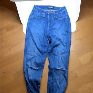 Fashion nova high waisted canopy jeans